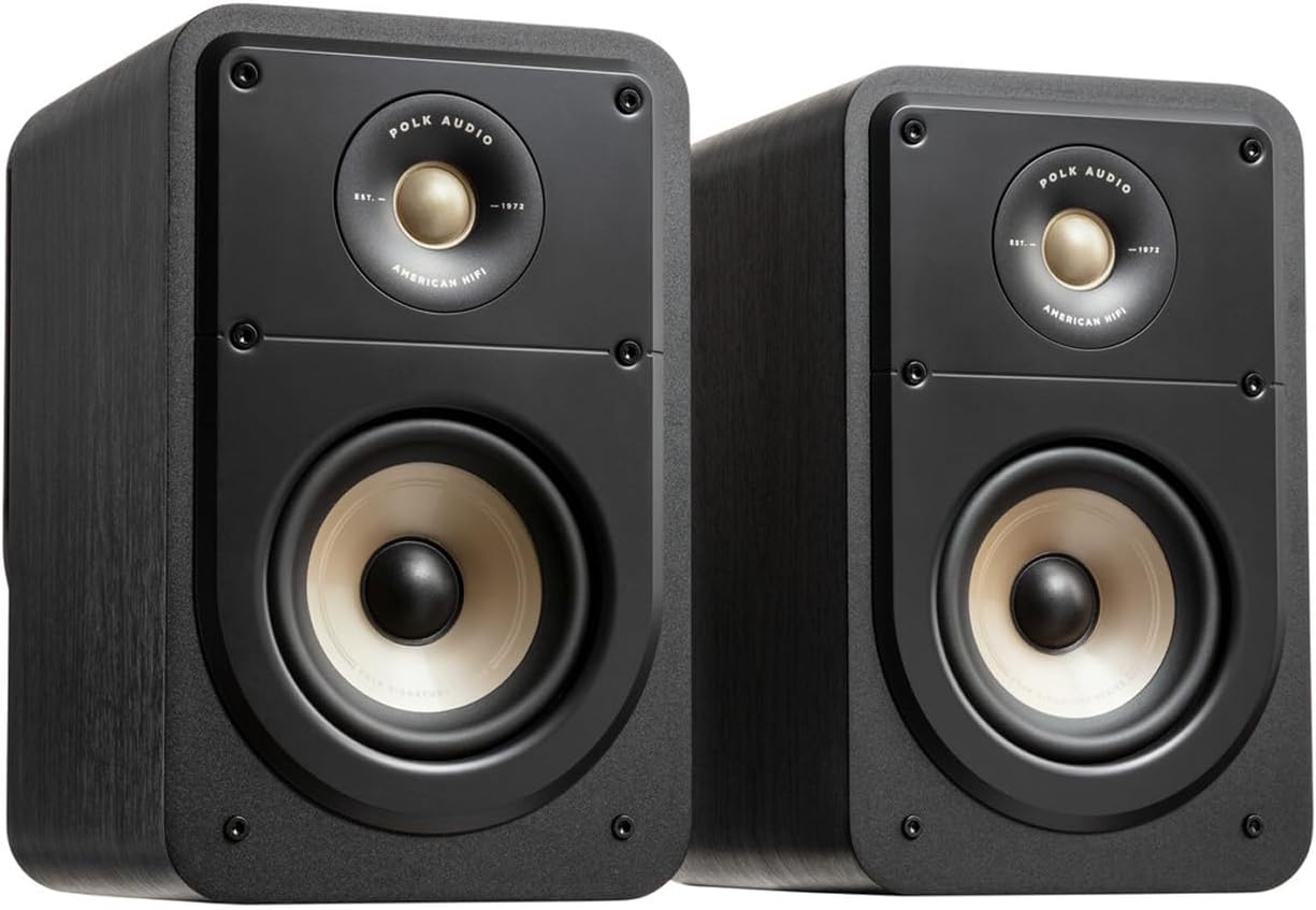 Polk Audio Signature Elite ES15 - Diffusori Hi-fi per Sistema Home Cinema e ascolto musicale ad Alta Risoluzione, Colore: Nero