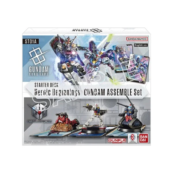 Gundam Card Game  – Starter Deck –  Assemble Heroic Beginnings [ST01A]