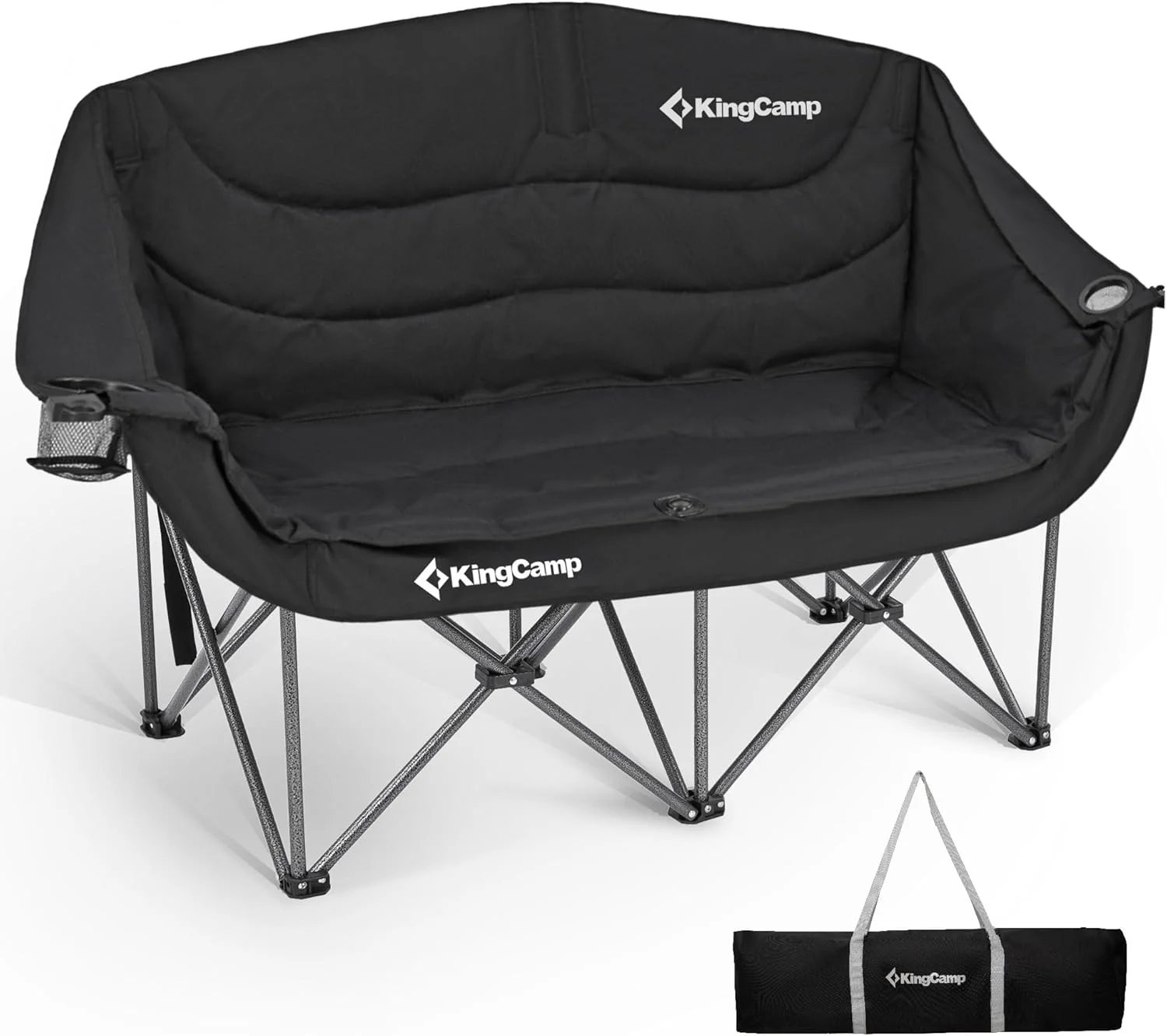 Double Camping Chair Oversized Heavy Duty Loveseat
