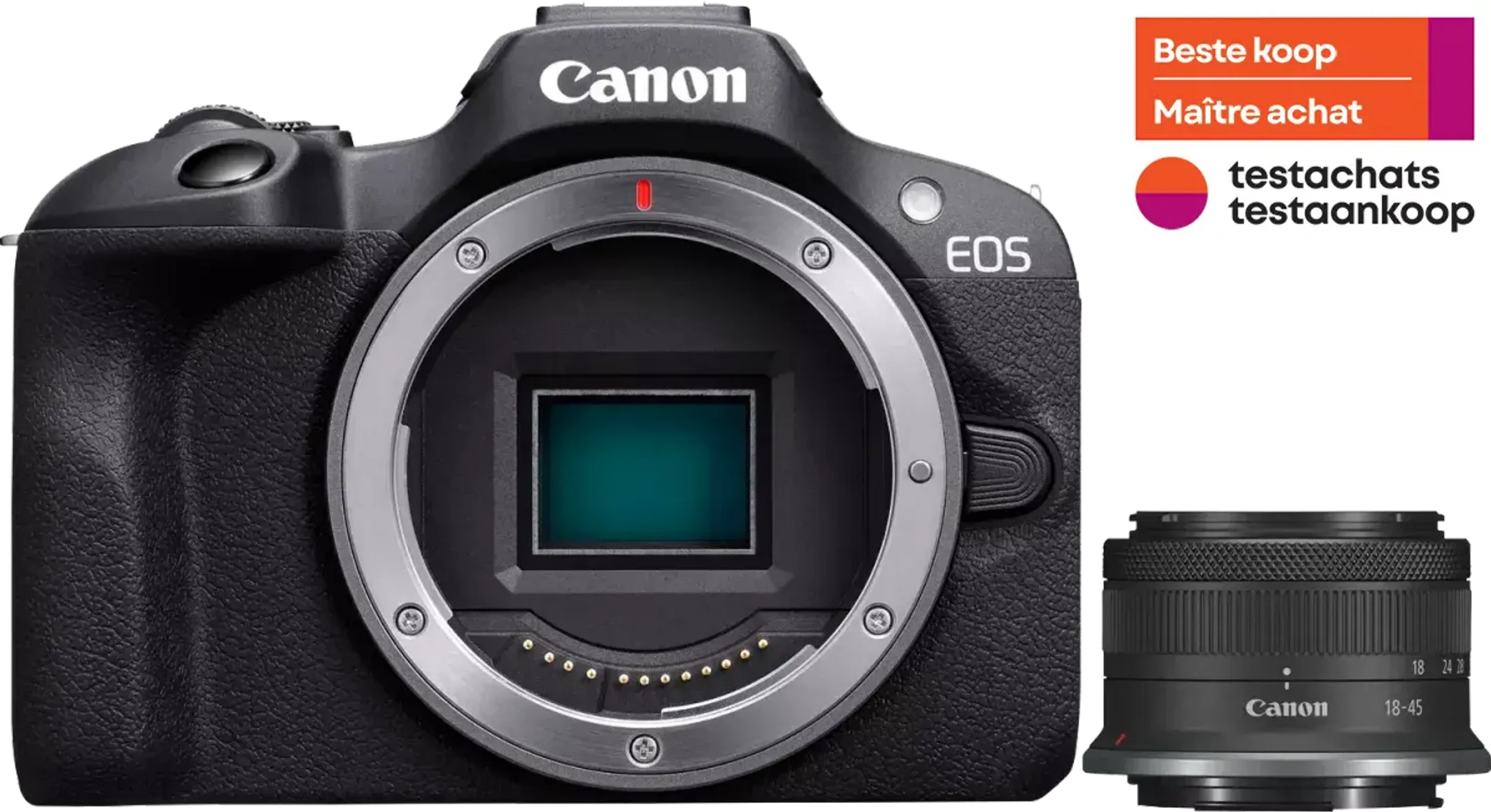 Canon EOS R100 + RF-S 18-45 mm f/4.5 - 6.3 IS STM