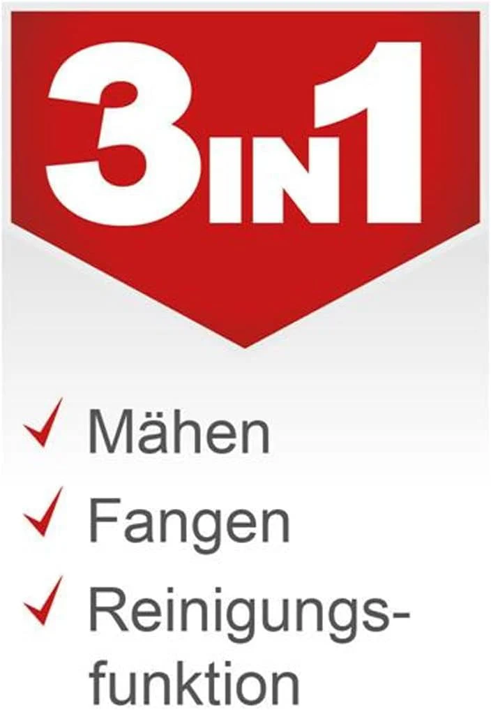 Scheppach Grasmaaier RM420 | 3-in-1-3,4PK | Maaibreedte 420mm | 45L Opvangbak | Maaihoogteverstelling 25-75 mm | incl. Motorolie