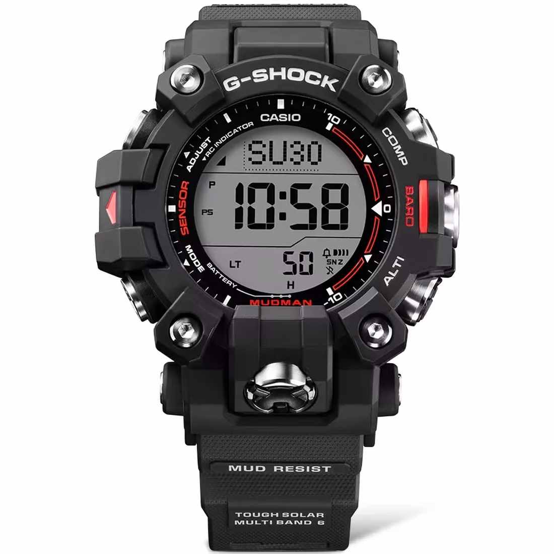 Orologio G-Shock GW-9500-1ER Mudman resina ecologica nera