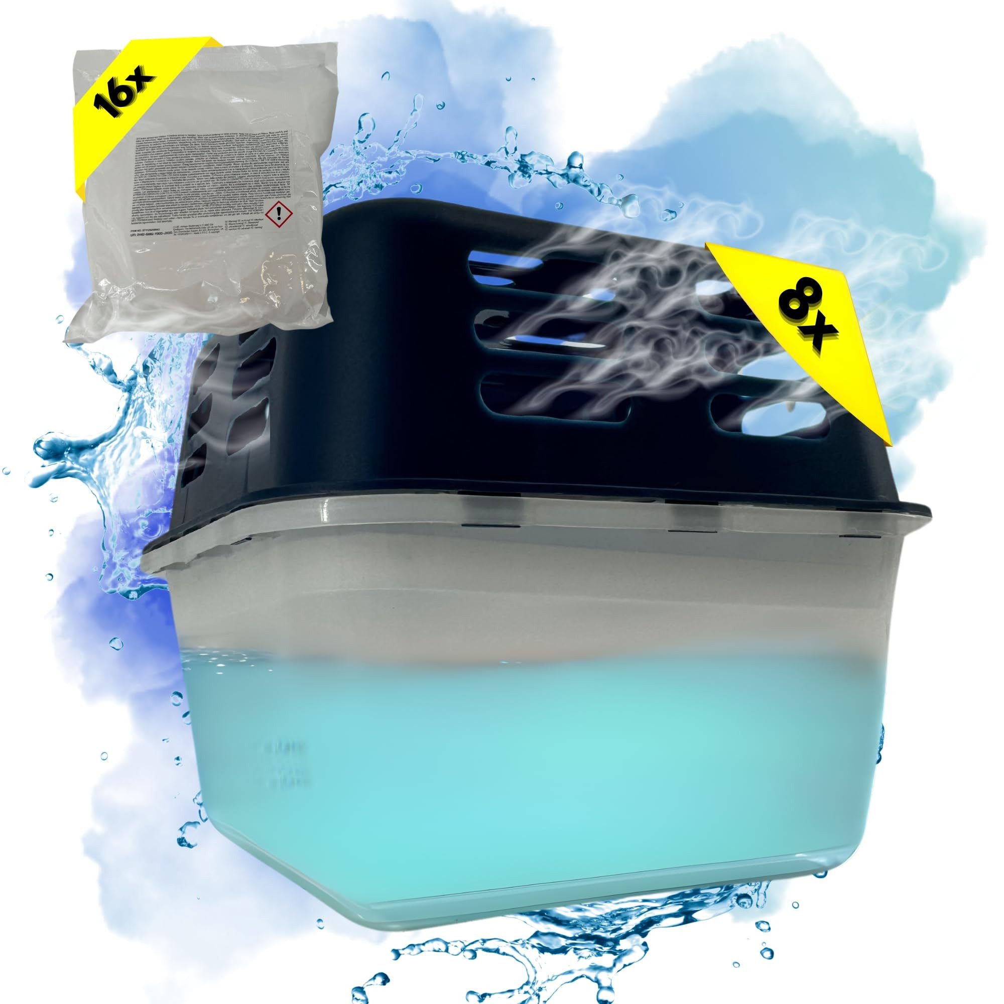 Granulat-Luftentfeuchter 8 Luftentfeuchter 16 Granulat für Growbox Grower Grow Zelt Zubehör Box