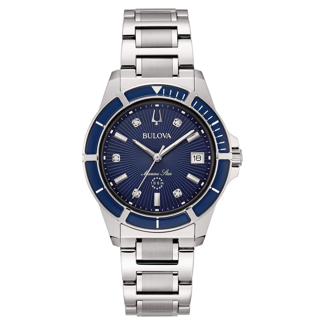 Orologio Bulova 96P237 da donna Marine Star blu