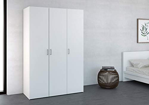 Dmora White 3 Door Wardrobe