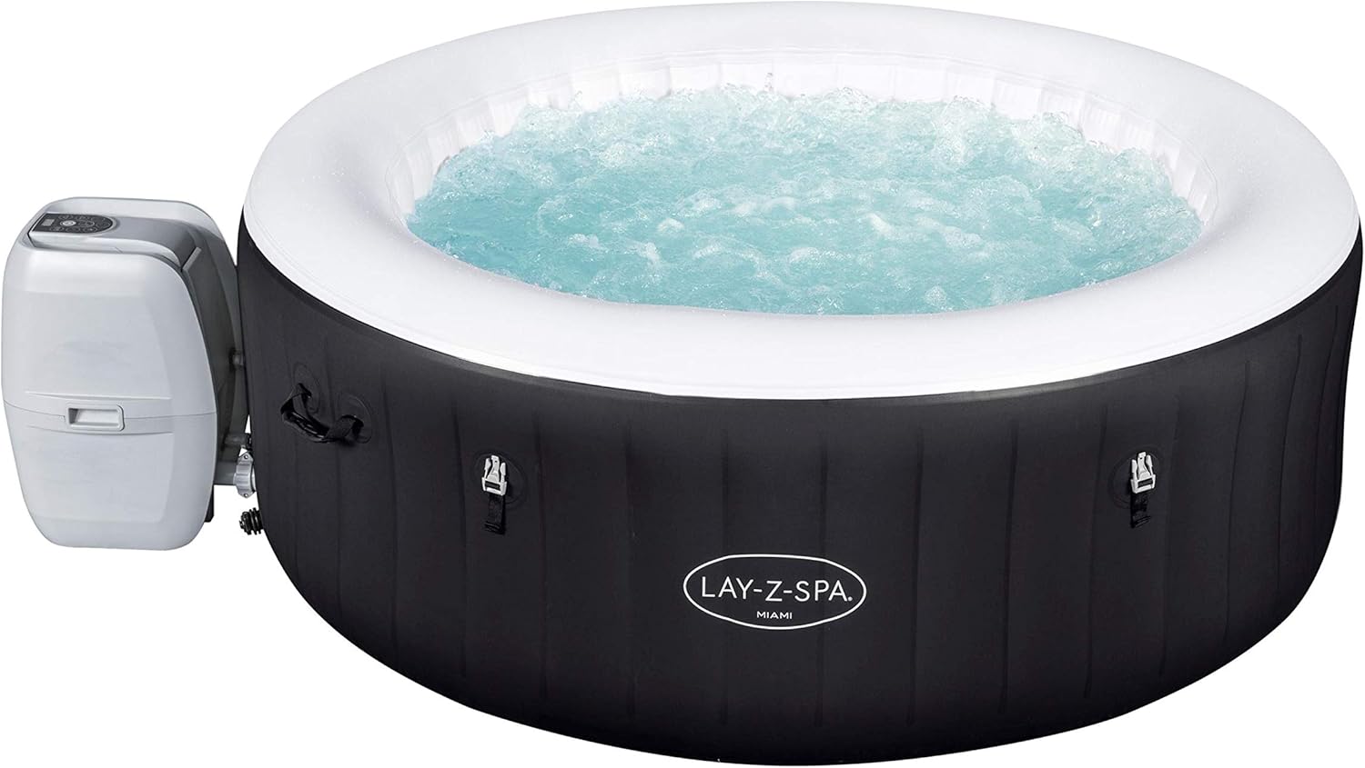 Bestway 60001 Minipiscina idromassaggio gonfiabile Miami Lay-Z-Spa AirJet