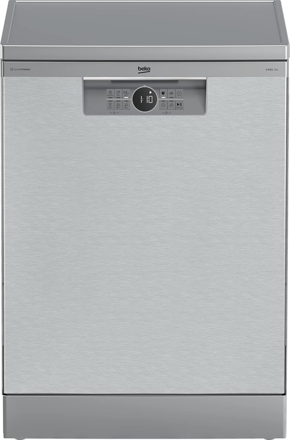 Beko - BDFN26441XC - Lavastoviglie Beyond a Libera Installazione, 14 Coperti, Funzione Antibatterica HygieneIntense+ - Pearl Inox, 59,8 x 60 x h85 cm