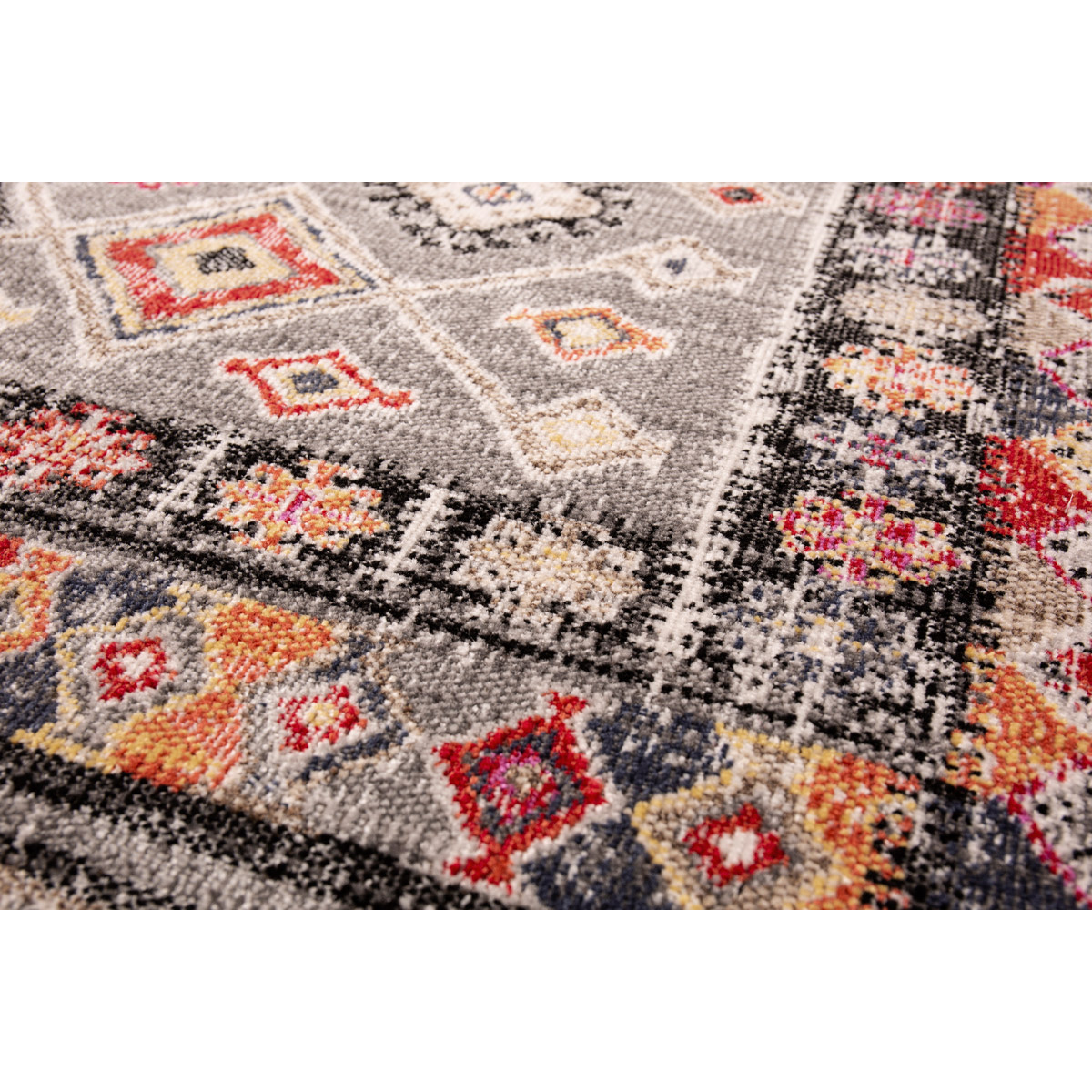 Outsunny Teppich In- und Outdoor Multicolor Hell 230 x 160 x 0,5 cm