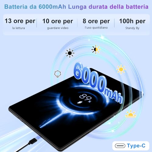 fezawio Android pollici tastiera assicurazione