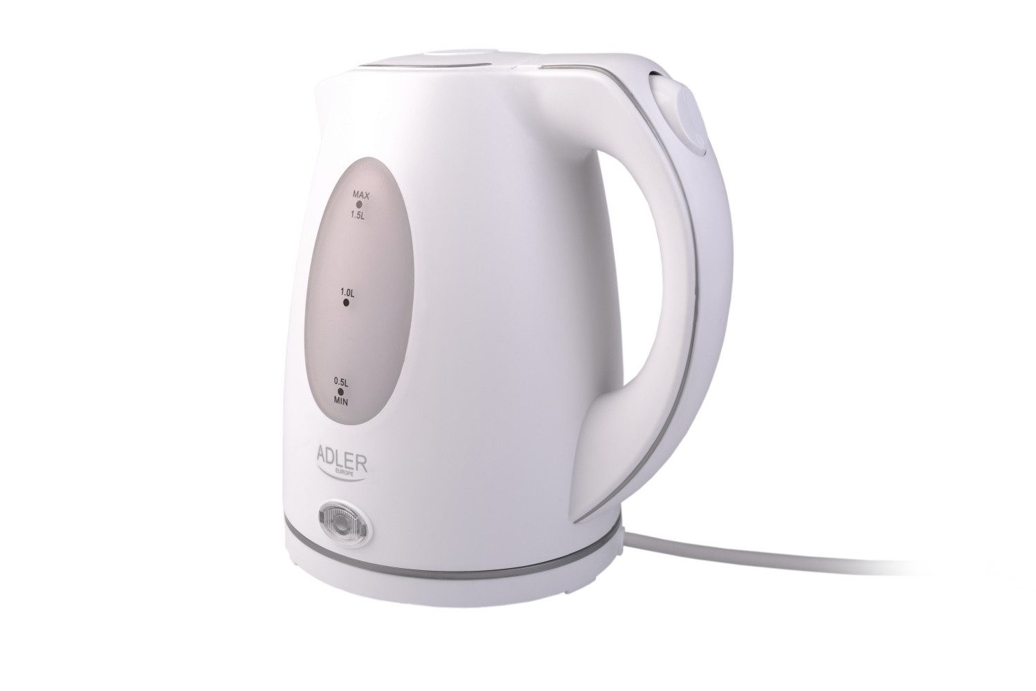 Wasserkocher AD 1207 Wasserkocher 1,5 L - 2000 W, 360°-Sockel - Weiß