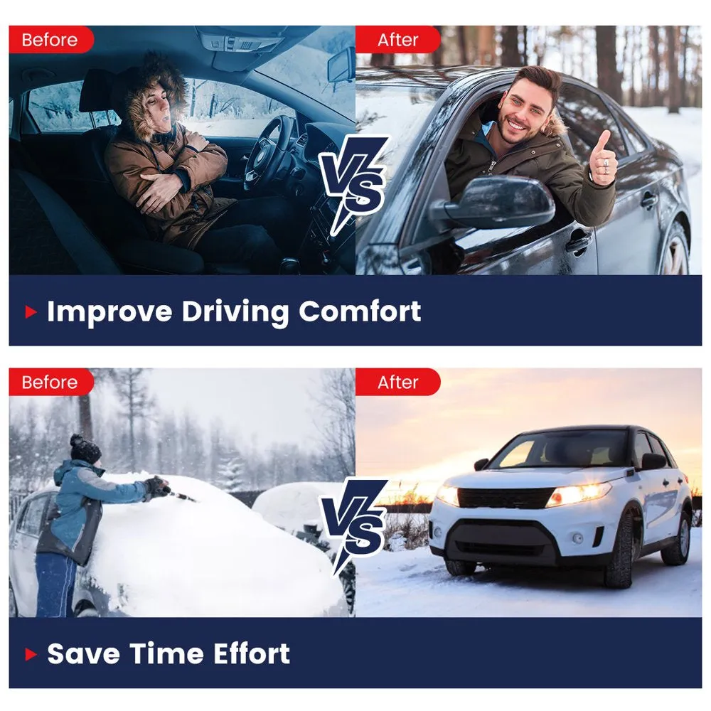 Hcalory Diesel Air Heater, 12V 5KW-8KW Parking Heater with LCD Switch & Remote Control & Muffler for Motorhome Boat RV Trucks Car Bus Trailer, Black