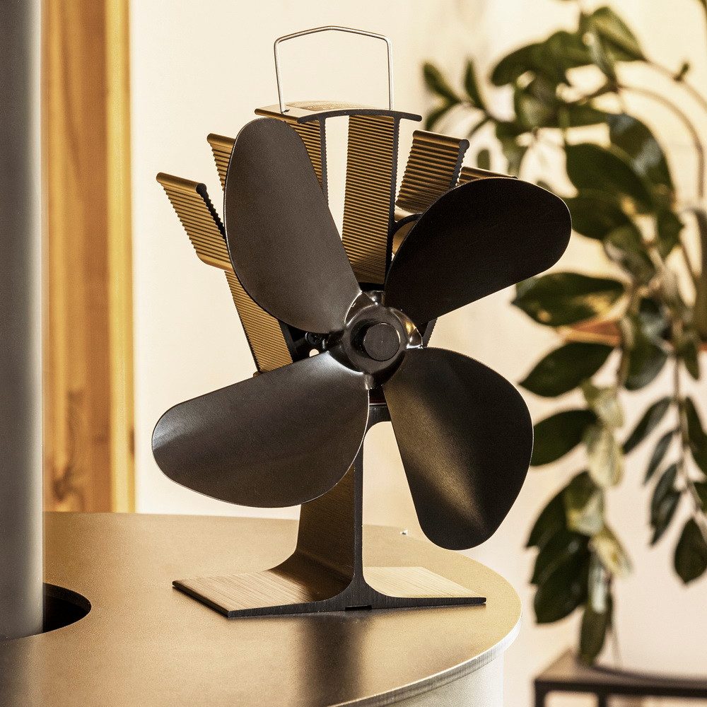 Kaminventilator Ventilator für Kaminöfen Kamin-Lüfter Warmluftverteiler