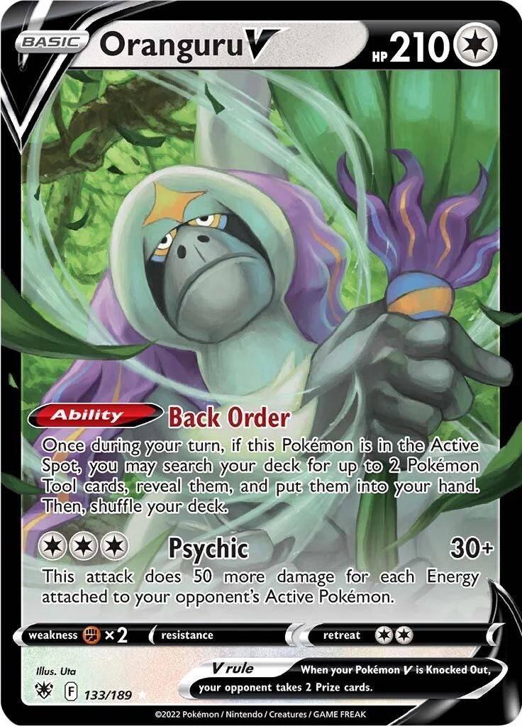 Oranguru V (133/189) (SWSH10: Astral Radiance)