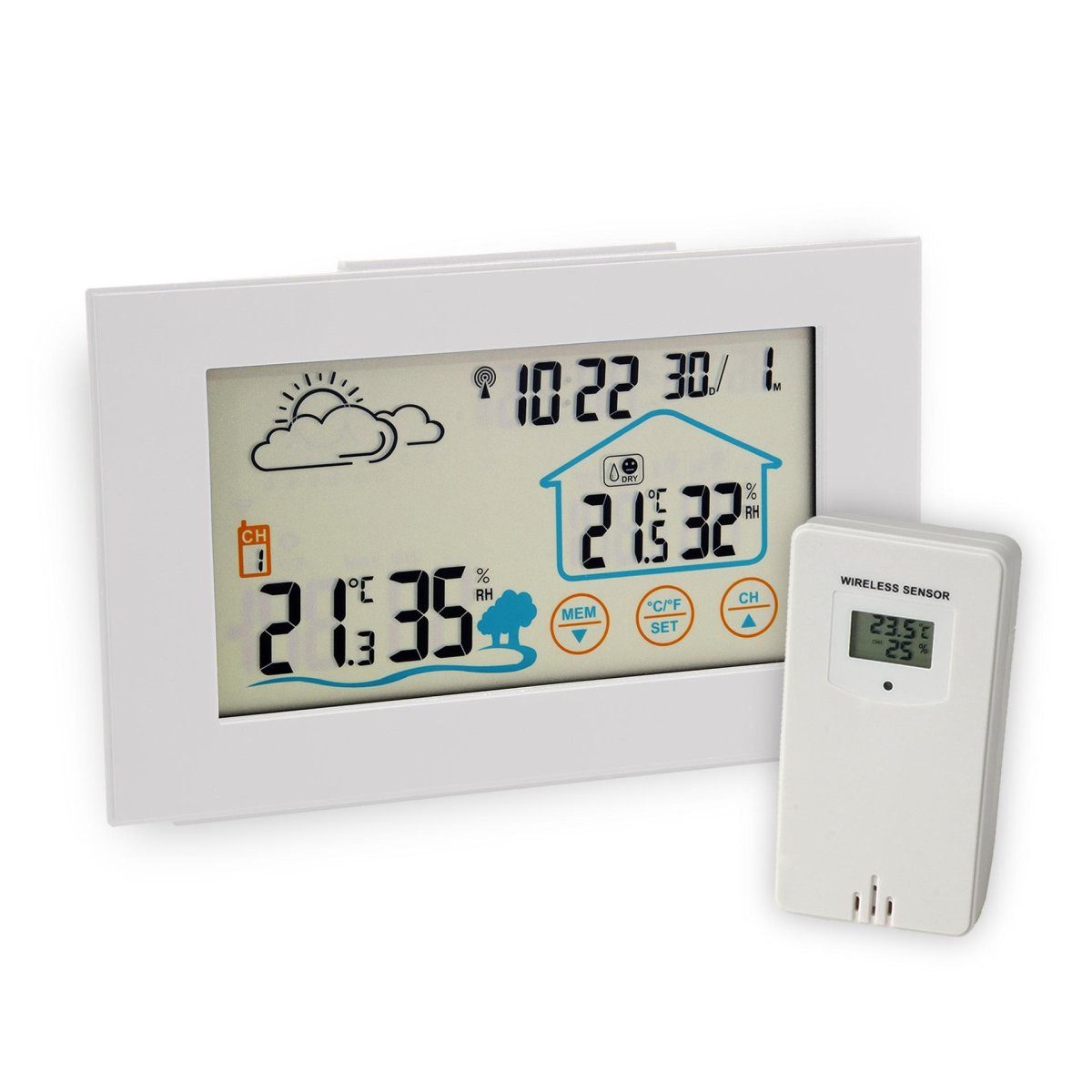 Wetterstation Digitale Wetterstation, Funk-Wetterstation, Klimamessgerät