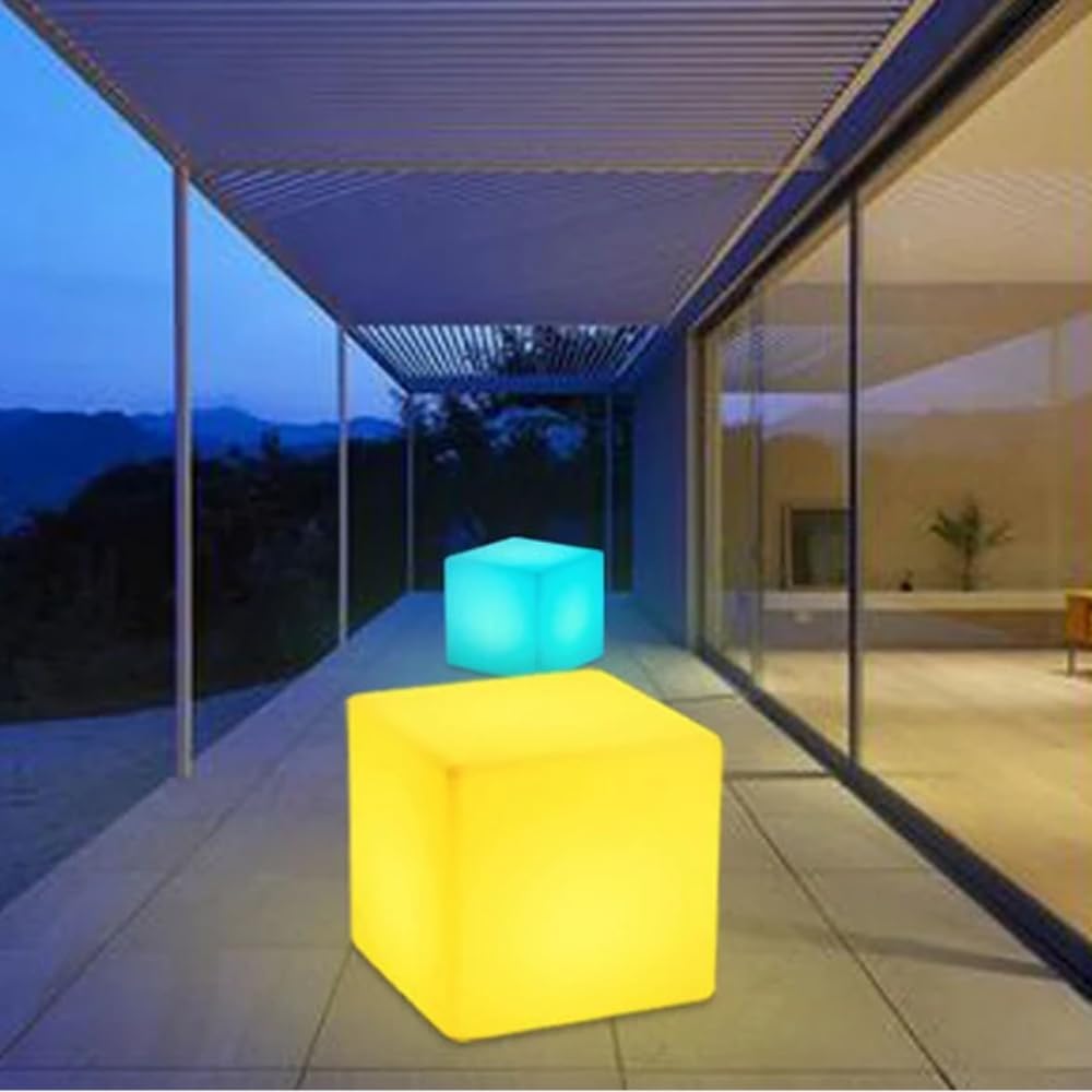 Wiederaufladbare LED-Außenhoflampe, 20 cm, weiß, Gartenbeleuchtung, hell, tragbar, wetterbeständig, perfekt für Terrassen, Höfe und Camping, 1 Stück