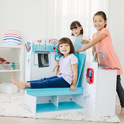 Melissa & Doug Studio Medico in Legno, Gioca a Fare il Dottore o il Paziente, Gioco di Ruolo, Gioco Educativo,Giocattoli in legno di altissima qualità, 3 , Regalo Bambini Bambine : Amazon.it: Giochi e giocattoli
