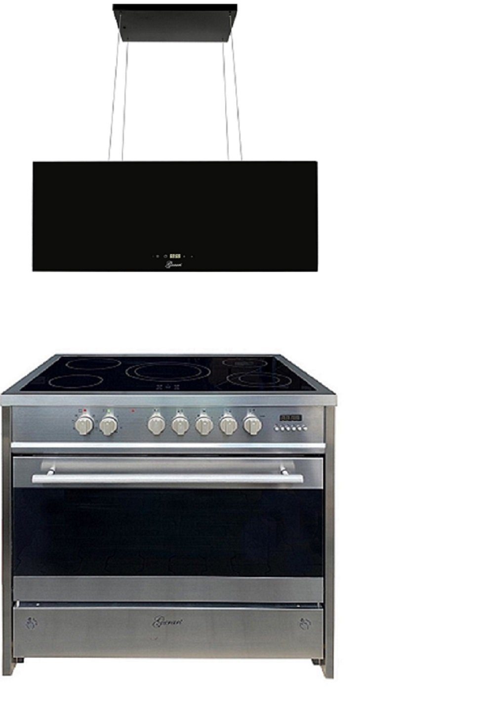 Elektro-Standherd GCH E 912 X+GCH I 333 90 BL Prime