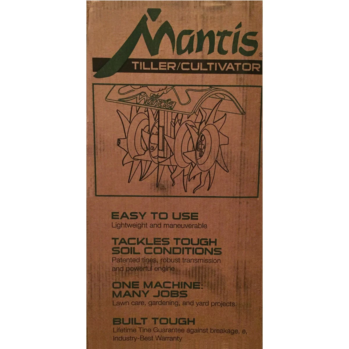 2025 Mantis 9 Inch Tuincultivator van 21,2cc met Voorwaarts Draaiende Tanden