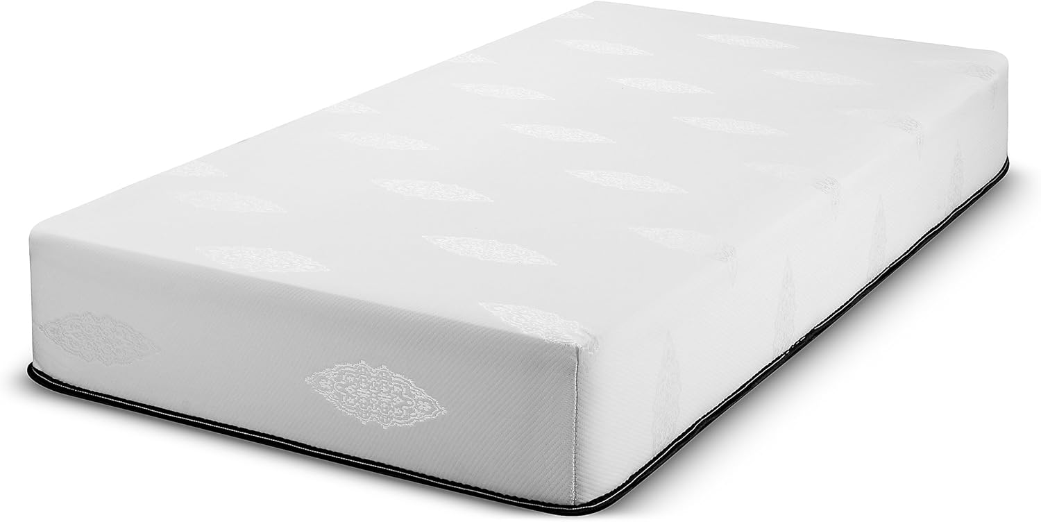 BEST 2 REST Memory Foam Mattress cool Gel-Infused Soft- Made in USA (36 x 74, 10 inch)