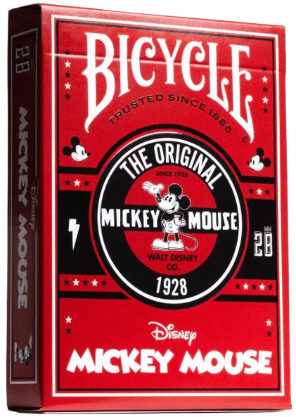 Bicycle Disney Classic Mickey (Red) Playing Cards