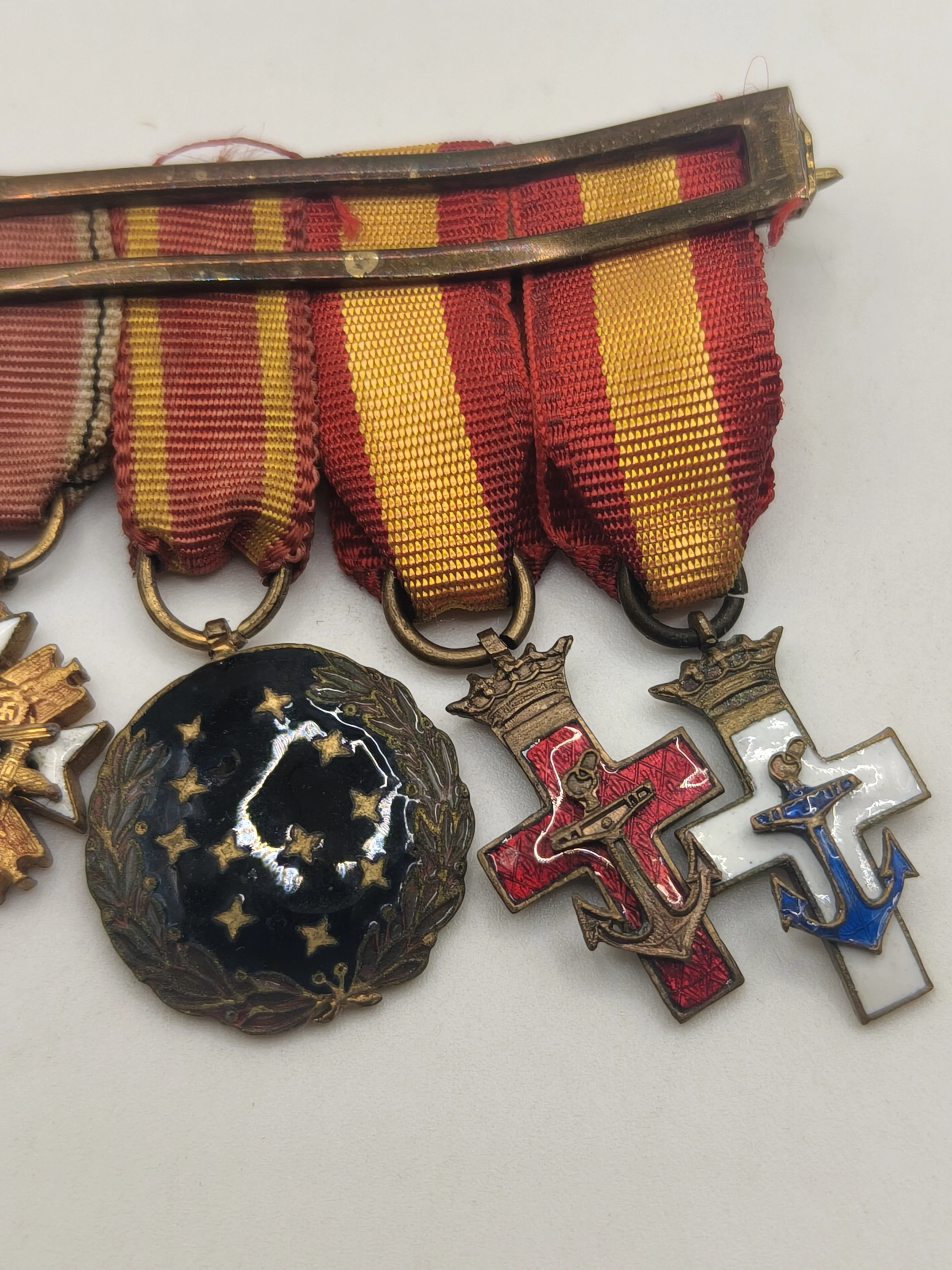 Blue Division Medal Bar Mini. Spanish Civil War.