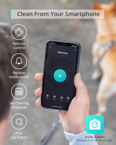 eufy BoostIQ RoboVac 15C MAX, Wi Fi Connected Robot Vacuum Cleaner, Super Thin, Powerful Suction, Quiet, Self Charging Robotic Vacuum Cleaner, Cleans Hard Floors to Medium Pile Carpets