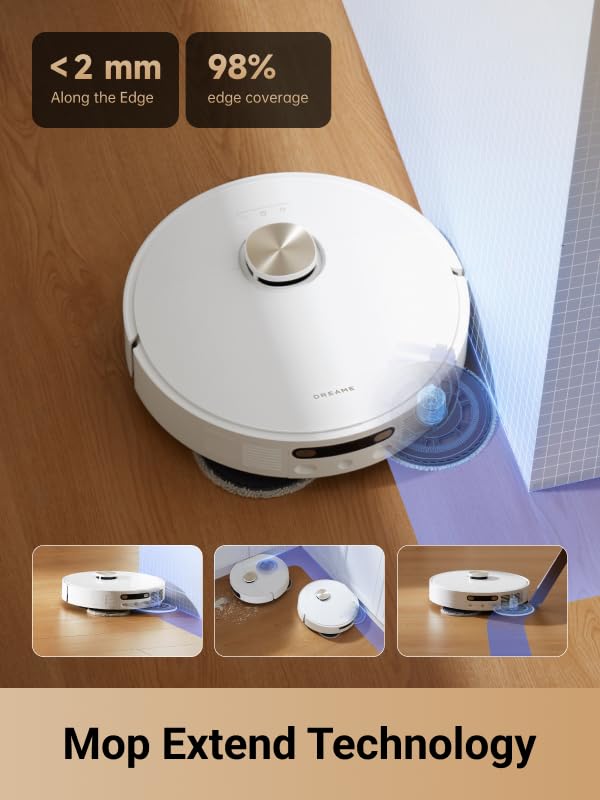 DREAME L10s Pro Ultra Heat Robot Vacuum and Mop Combo, Mop Extend, 7000Pa Suction, Auto Robot Care and Maintenance, 136°F Hot Water Mop Self Cleaning, Obstacle Avoidance, Ideal for Hair, Carpets : Industrial & Scientific