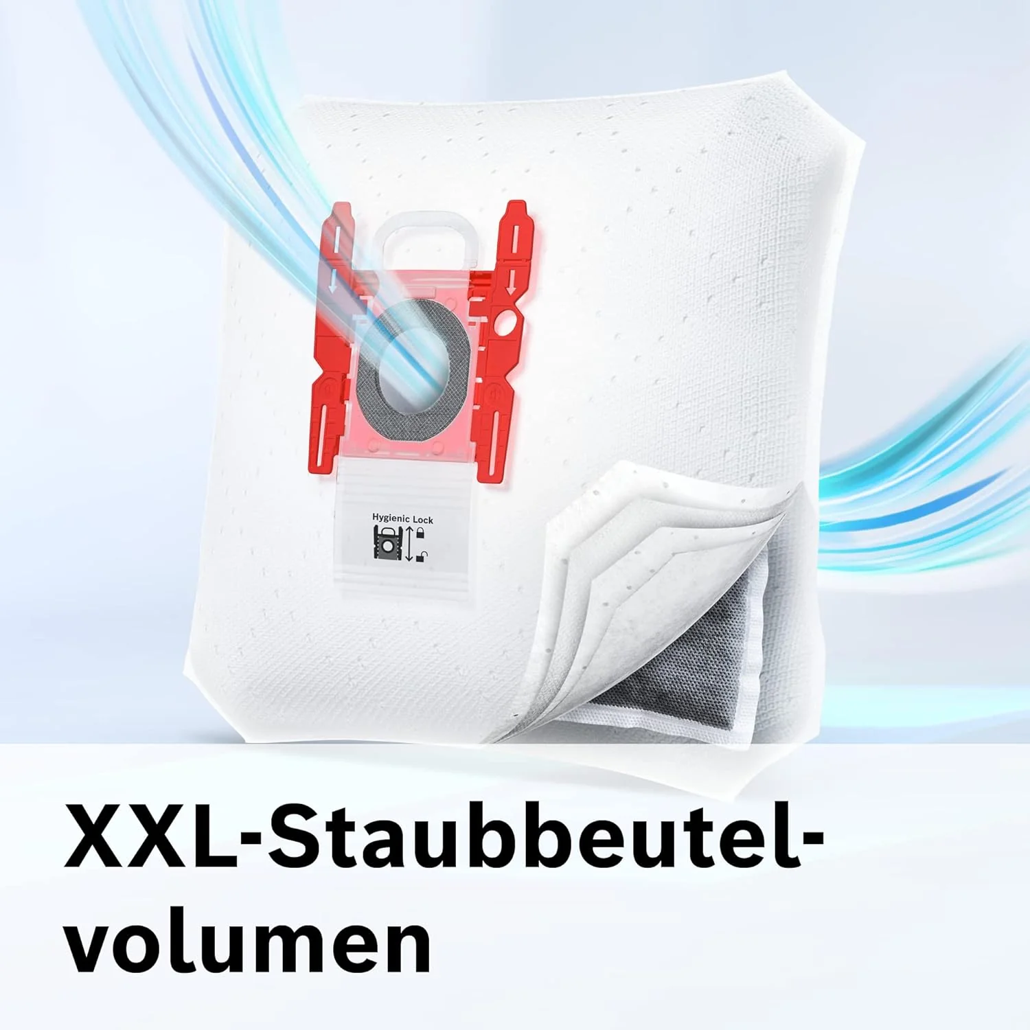 Bosch Stofzuiger met zak Serie 8 BGB75X494, sledestofzuiger, ideaal voor mensen met allergie?n, hygi?nefilter, vloermondstuk voor parket, tapijt, tegels, lange kabel, stil, 650 W, blauw