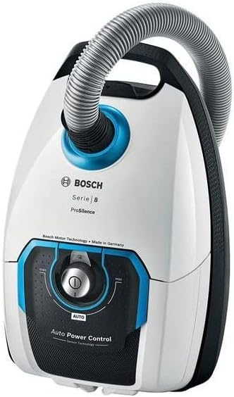 Bosch Elettrodomestici BGB6SIL1, Aspirapolvere, Bianco, 700 W, 4 Litri, 66 decibeles