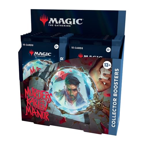 Confezione di Collector Booster di Magic: The Gathering Delitti al Maniero Karlov   12 buste (180 carte di Magic) (English Version) : Amazon.it: Giochi e giocattoli