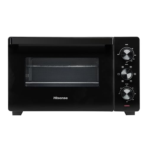 Hisense, HOM30M   Fornetto elettrico 30L, tre livelli di cottura, ventilato, girarrosto, comandi 3 manopole : Amazon.it: Grandi elettrodomestici