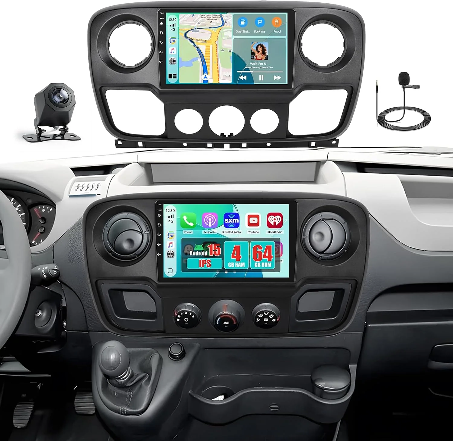 Autoradio für Renault Master 3/Opel Movano 2/Nissan NV400 2010-2021