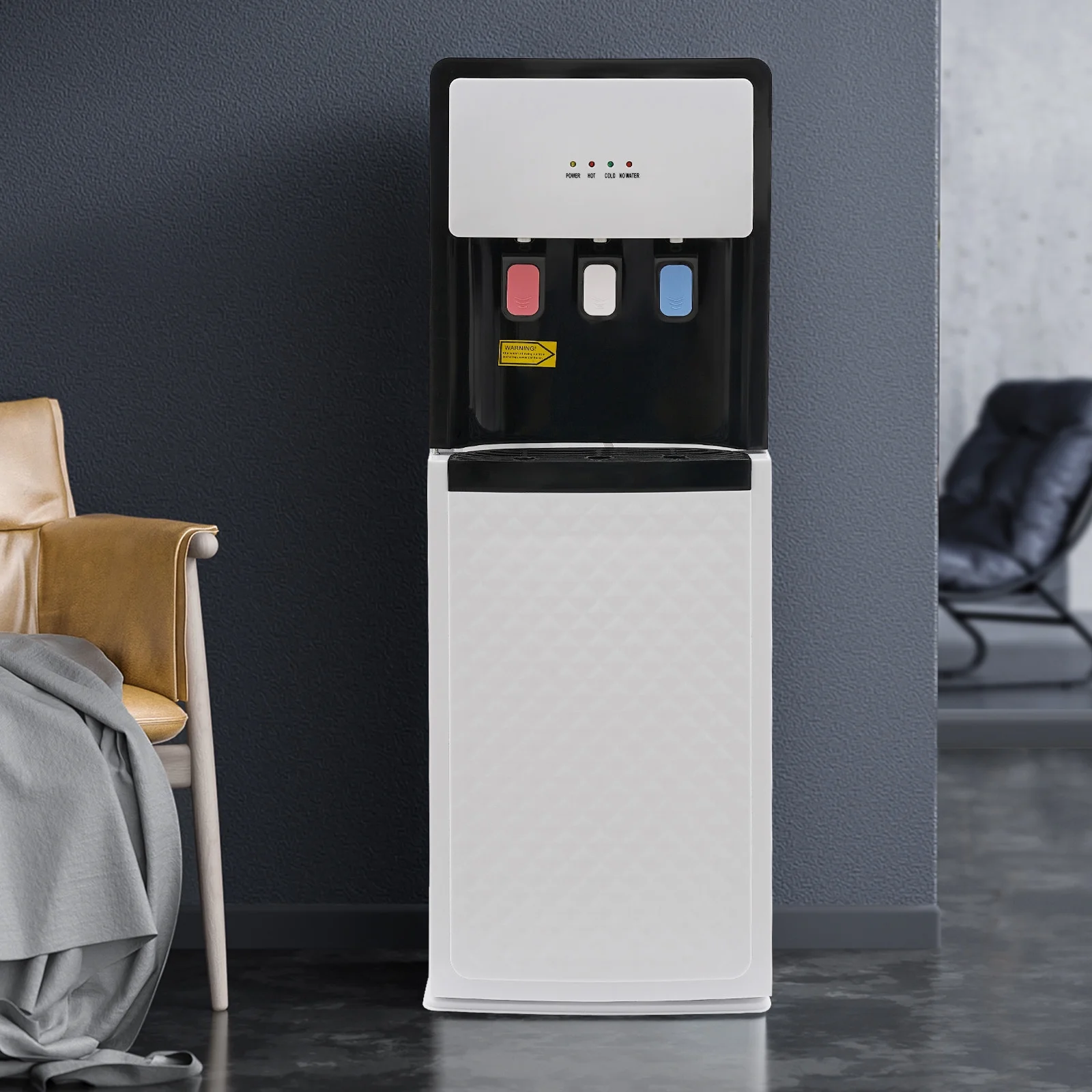 Wildnix Bottom Loading Water Dispenser with Hot and Cold Water, Energy-Saving, 500W Heating, 90W Cooling, Stylish Design for Home and Office