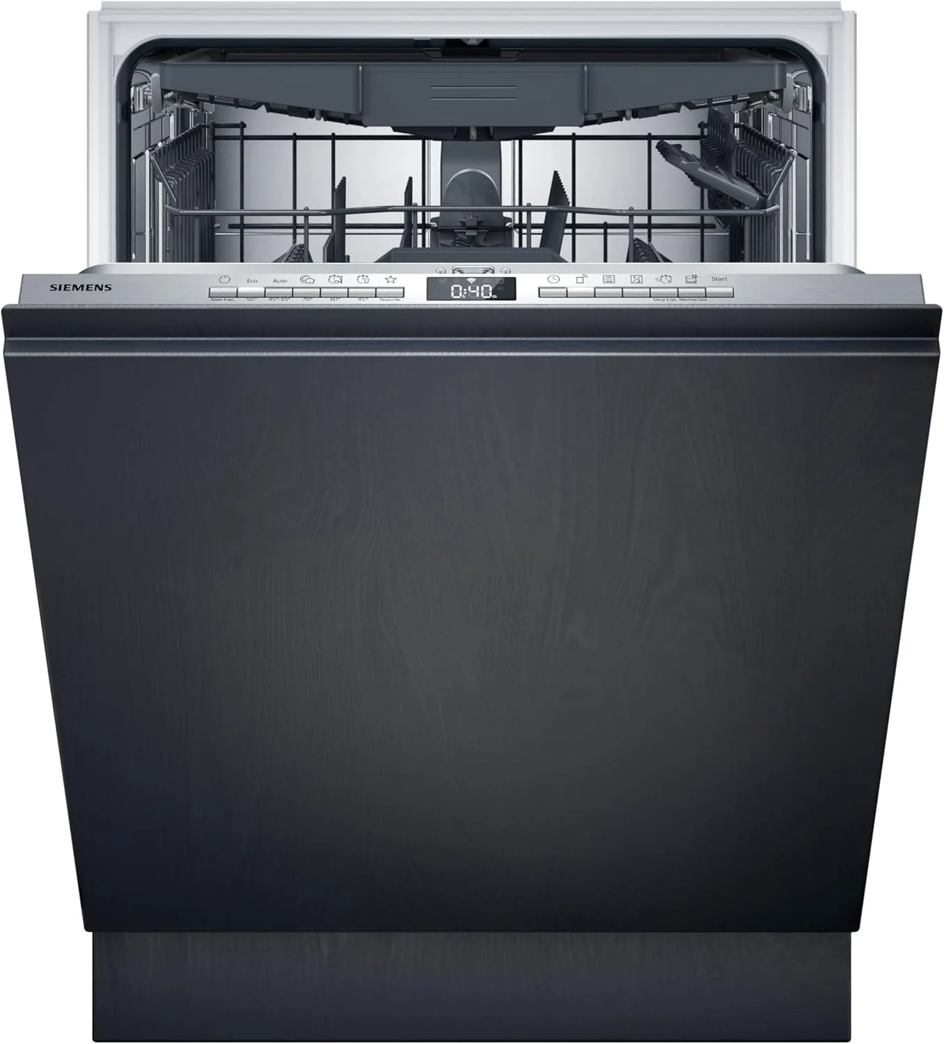 Siemens SN63EX14VE, iQ300 Smarter Geschirrspüler, Vollintegrierte Spülmaschine mit Besteckschublade, 60 cm, Auto Türöffnung dank autoOpen dry, Besonders leise durch iQdrive-Motor, infoLight aquaStop