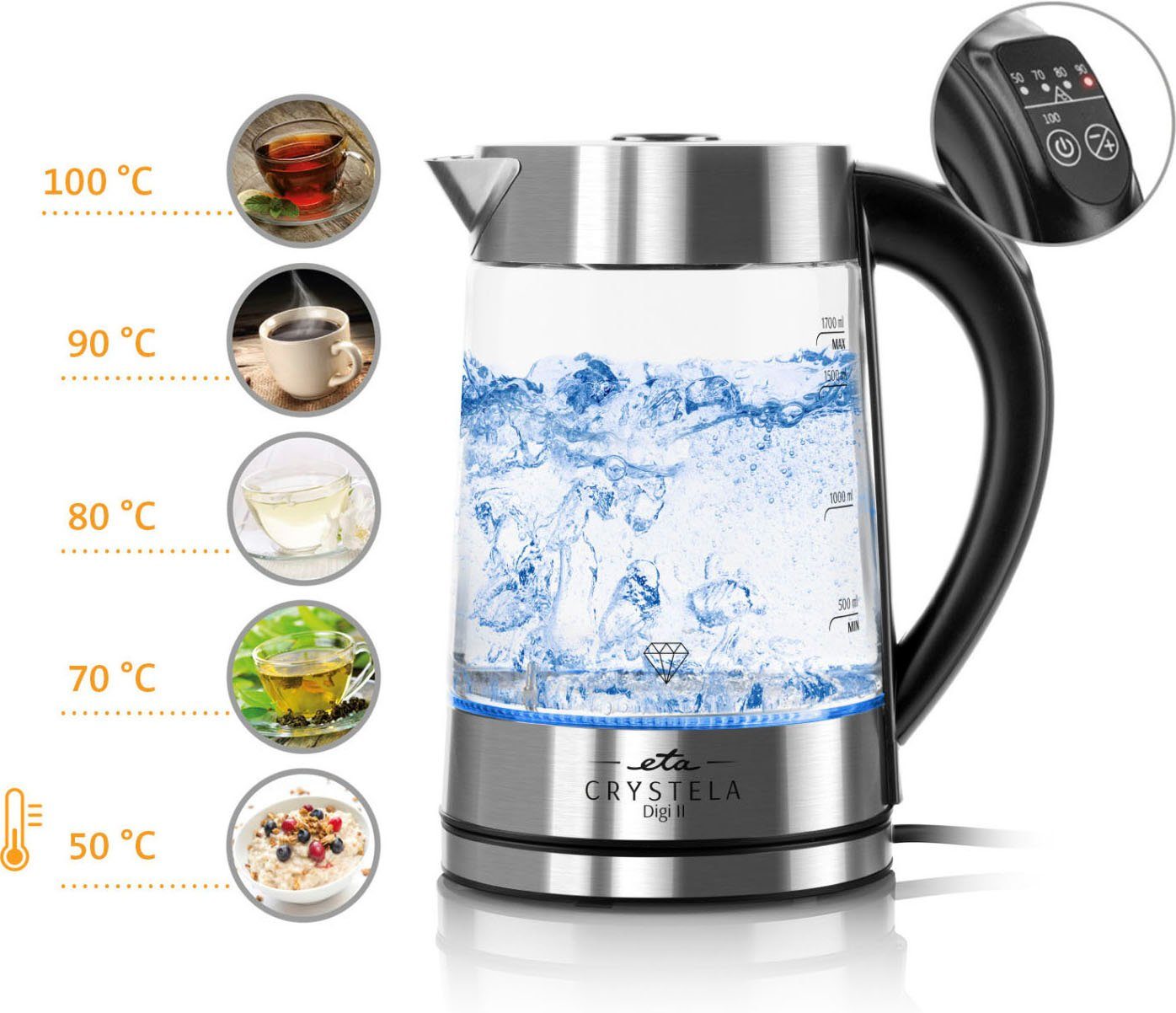 Wasserkocher CRYSTELA DIGI II, ETA515490000