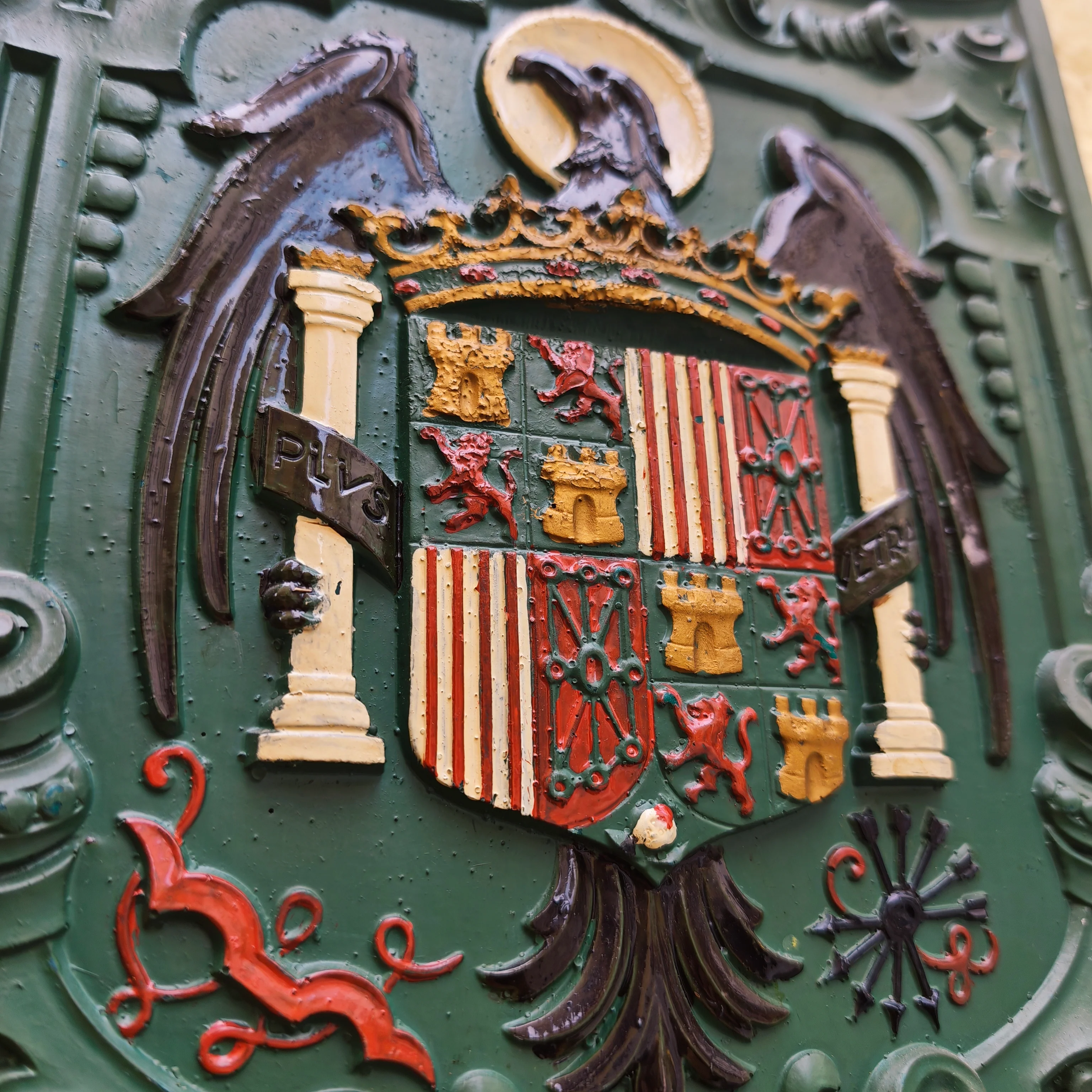 Placa escudo Aguila de San Juan