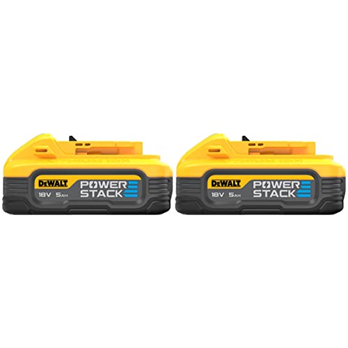 DeWalt DCBP518H2 XJ Powerstack 2X 18V XR 5Ah Akku Set : Amazon.it: Fai da te