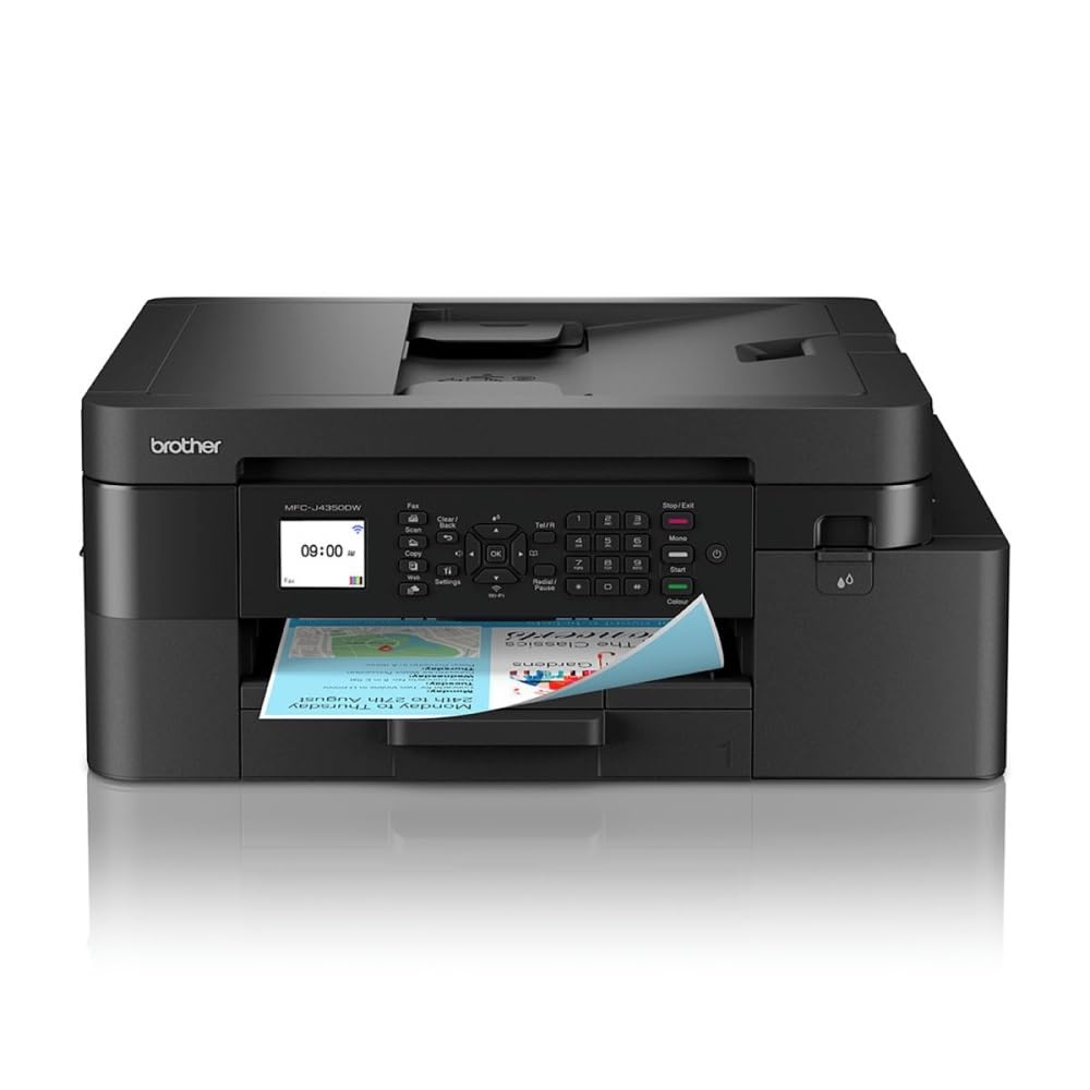 Tinten-Multifunktionsdrucker MFC-J4350DW 4-in-1 WLAN USB Duplex 20 Seiten/min 150-Blatt-Papierkassette 20-Blatt-ADF