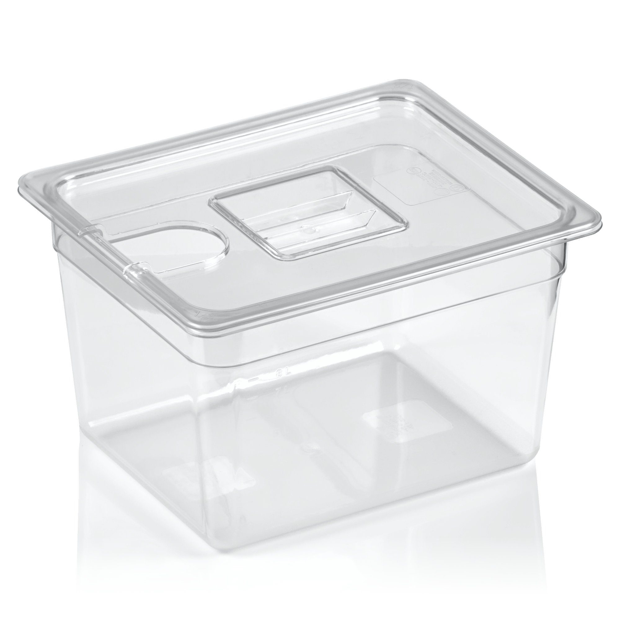 Sous-Vide Garer Sous Vide Garer Wasserbad bis 12 Liter inkl. passendem Deckel, 1/2 GN