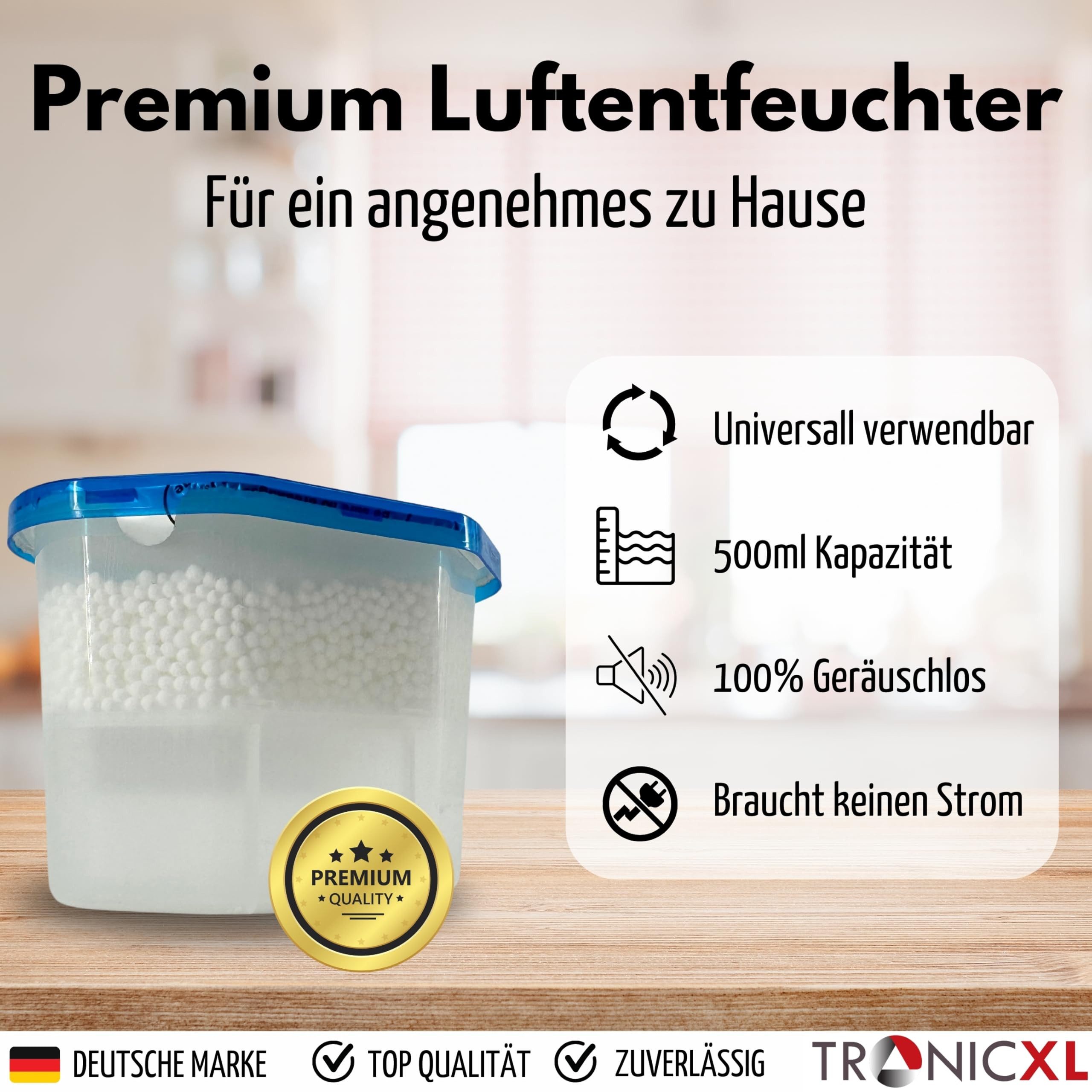 Granulat-Luftentfeuchter 20x 500ml Luftentfeuchter Granulat Raumentfeuchter Keller Bad Zuhause