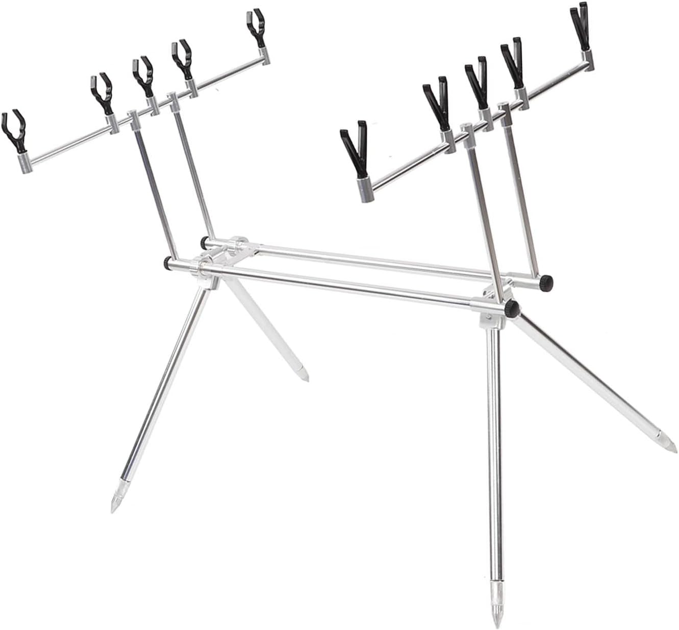 Einziehbarer Angelrutenständer mit abnehmbarem Design aus Aluminiumlegierung für Angelruten