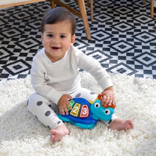 Baby Einstein, Centro Giochi e Attività Neptune's Ocean Discovery, 15 Giochi e Attività, 3 Lingue, Girello con Musica e Luci, Sedile Girevole a 360°, Regolabile, a Partire da 6 Mesi : Prima infanzia