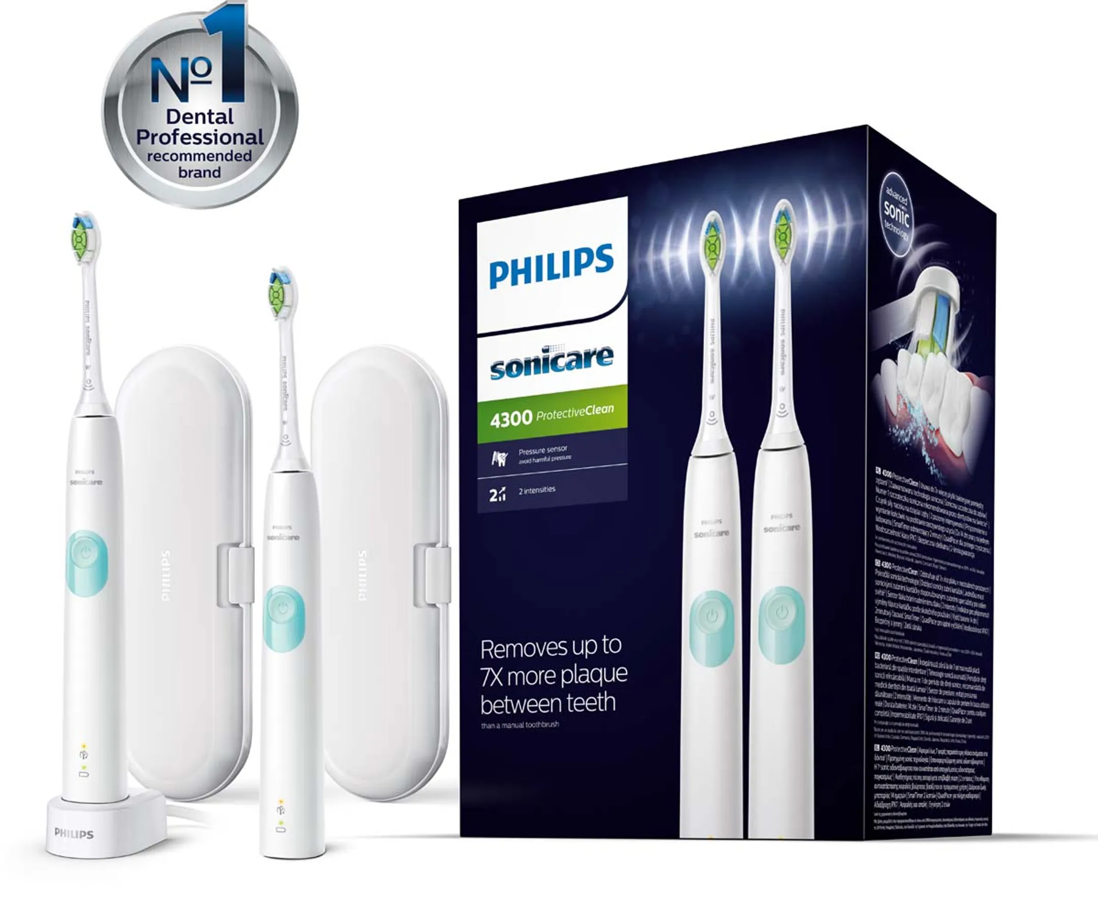 Philips Elektrische tandenborstel Sonicare HX6807/35 ProtectiveClean 4300 Series