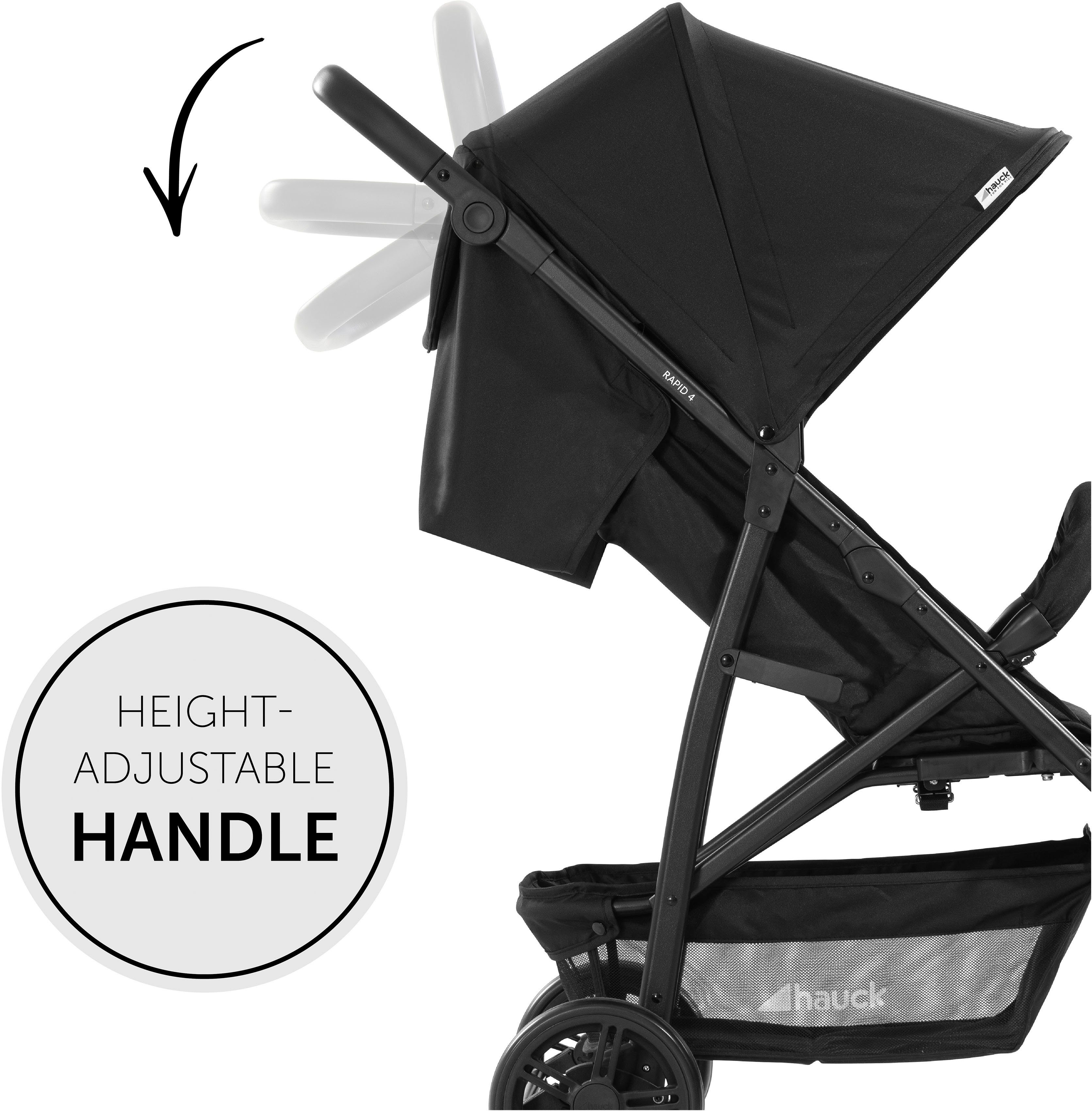 Kinder-Buggy Rapid 4, schwarz