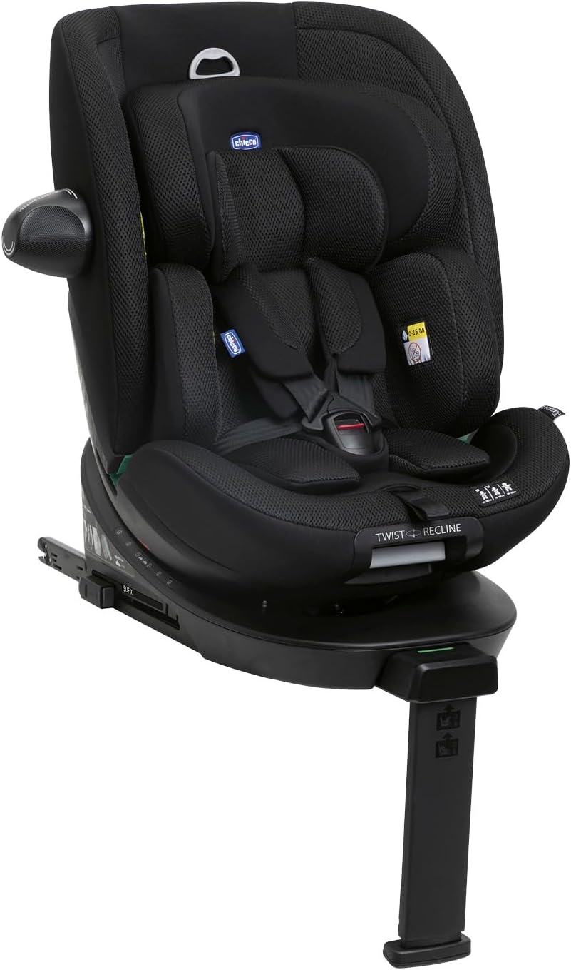 Chicco Everone I-Size, Seggiolino Auto con Base Isofix, Da 0 a 36 Kg, Da 40 a 150 cm, Omologato ECE R129/03, Girevole A 360° E Reclinabile, Gruppo 0+/1/2/3 Da 0 A 12 Anni