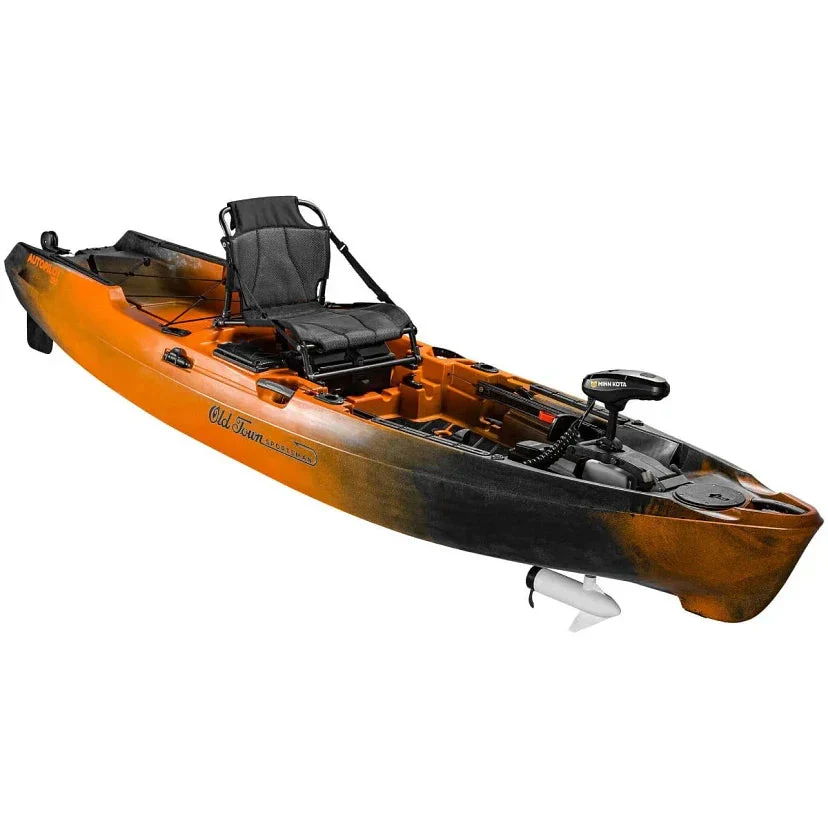 Old Town Sportsman AutoPilot 120 Motorized Fishing Kayak with Minn Kota Trolling Motor �� 12-ft