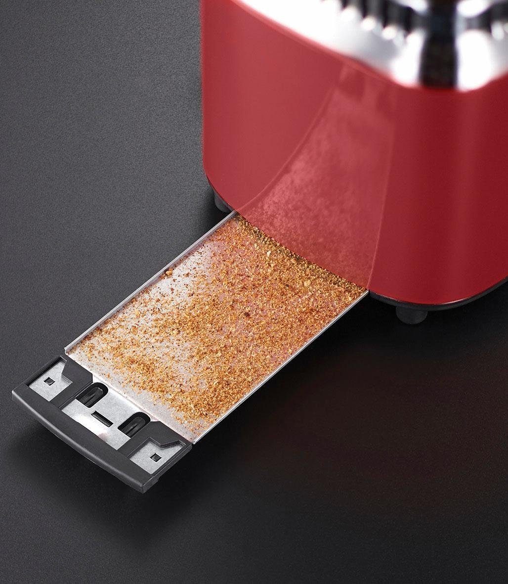 Toaster Retro Ribbon Red 21680-56 2 Scheiben 6 Stufen 1300 W