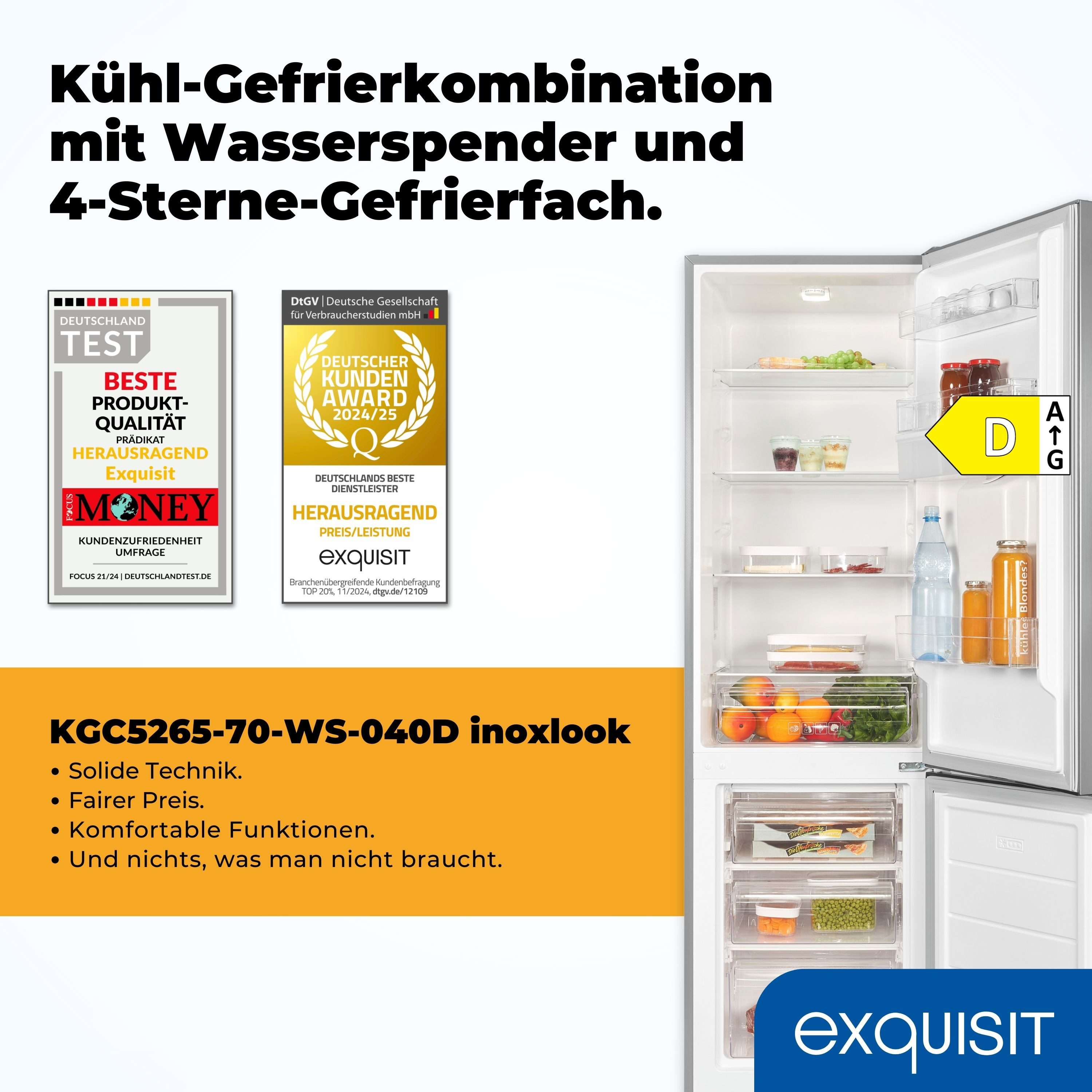 Kühl-/Gefrierkombination KGC5265-70-WS-040D