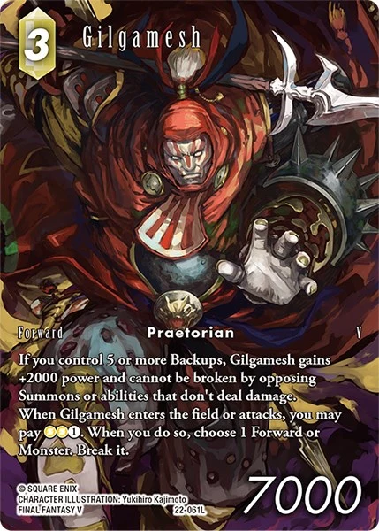 Gilgamesh (Full Art) (22-061L) (22)