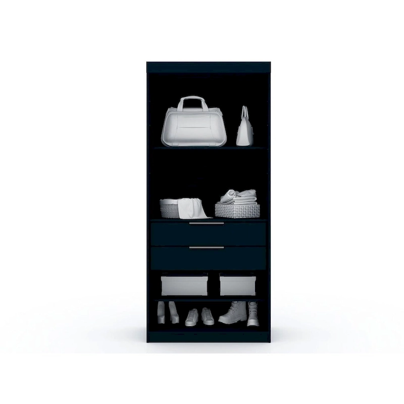 Mulberry 2.0 Modern 3 Sectional 6 Drawer Wardrobe Closet Set of 3
